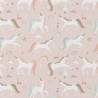Printed Cotton COLINE Petal / White